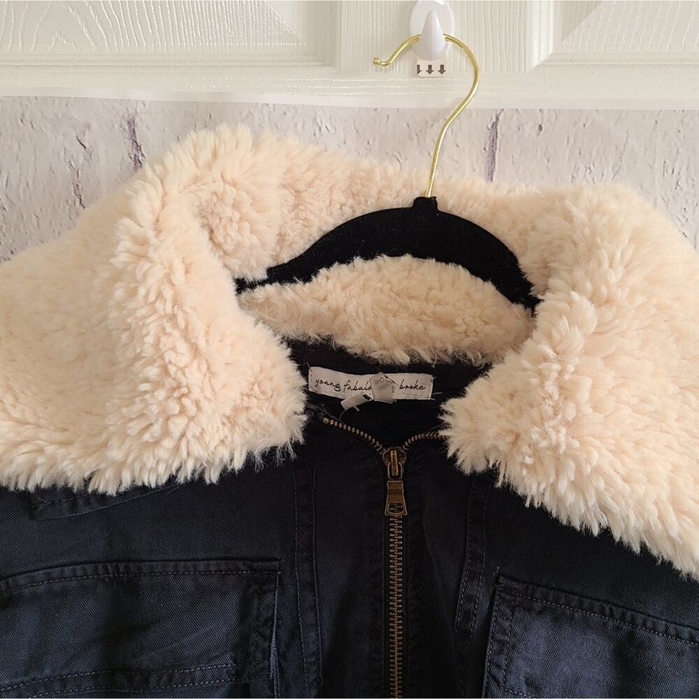 Young Fabulous & Broke Navy Earhart Jacket NWT Small - Picture 8 of 16